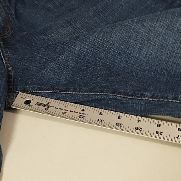 Chaps Blue Relaxed Fit Denim Jeans Everyday Comfort - Picture 5 of 13